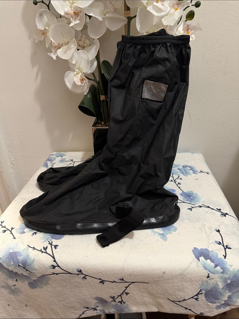 Waterproof Black Rain Overboots